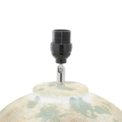 27" X 17" Ceramic Table Lamp With Drum Shade Beige - Olivia & May -Famous Lighting Store GUEST 0153d09e e0c8 45d4 b1ab e8c75d285597