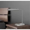 17.5" Metal LED Desk Lamp With Wireless Charging Brushed Steel (Includes LED Light Bulb) - Cal Lighting -Famous Lighting Store GUEST 01864310 8991 4774 a054 ad108729e1f9