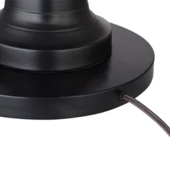 360 Lighting Spenser Rustic Farmhouse Floor Lamp 58" Tall Oiled Bronze Metal Off White Linen Empire Shade For Living Room Bedroom Office House Home -Famous Lighting Store GUEST 02251c4c 0371 4f18 baf1 1a036ee2eaa7