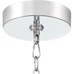 Vienna Full Spectrum Villette Chrome Chandelier 27 1/2" Wide Modern Cascade Crystal 6-Light LED Fixture For Dining Room Foyer Kitchen Island Entryway -Famous Lighting Store GUEST 044e15f7 bdd0 4a4b 9d8f 14784f0def69
