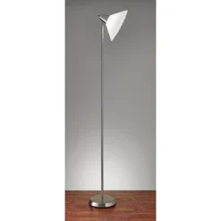 Swivel Torchiere Brushed Steel - Adesso -Famous Lighting Store GUEST 0548fdf0 15ce 4824 8315 fe60e4fcf5ae