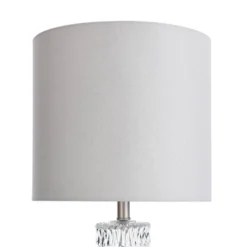 Diamond Textured Glass Table Lamp With Brushed Steel Base Gray - StyleCraft 3 Diamond Textured Glass Table Lamp With Brushed Steel Base Gray - StyleCraft -Famous Lighting Store GUEST 057e17dc 81d6 41cc 9641 9cee0984491c
