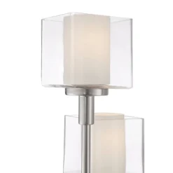 Possini Euro Design Modern Tree Floor Lamp With USB Charging Port 4-Light 72" Tall Brushed Nickel Glass Shade Living Room Reading -Famous Lighting Store GUEST 07710bfc 3512 472b ada0 3d74c74df3b7