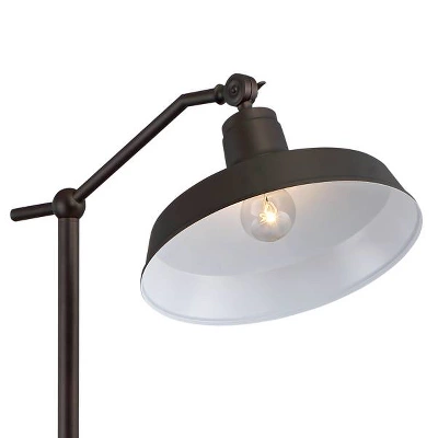 360 Lighting Kayne Rustic Farmhouse Floor Lamp Standing 61" Tall Satin Bronze Metal Downbridge Shade for Living Room Reading Bedroom Office House Home 360 Lighting Kayne Rustic Farmhouse Floor Lamp Standing 61" Tall Satin Bronze Metal Downbridge Shade For Living Room Reading Bedroom Office House Home -Famous Lighting Store GUEST 093c2951 6d40 4f12 bf89 1e0dc195caf6