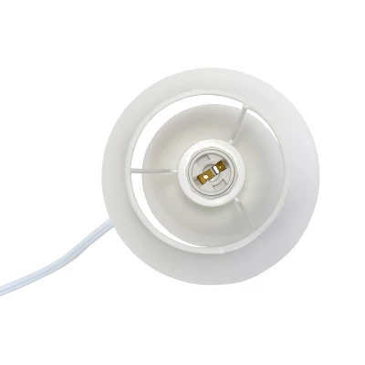 8.66" Petite Ceramic Orb Base Bedside Table Desk Lamp with Matching Tapered Drum Fabric Shade Off-White - Creekwood Home 8.66" Petite Ceramic Orb Base Bedside Table Desk Lamp With Matching Tapered Drum Fabric Shade Off-White - Creekwood Home -Famous Lighting Store GUEST 0a59012d 56a2 46f4 8de9 596d6d18501c