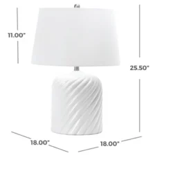NuLOOM Arosa 26" Ceramic Table Lamp -Famous Lighting Store GUEST 0b82022e a328 48fa 8960 bbc184e52946