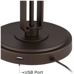 Franklin Iron Works Dayn Industrial Accent Table Lamps Set Of 2 23" High Bronze Metal LED Mesh Shade For Bedroom Living Room Bedside Nightstand Office -Famous Lighting Store GUEST 0b9dba55 2fc2 40fa a44e 102ffbc2e206