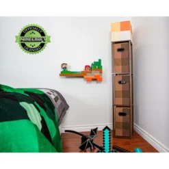 Ukonic Minecraft Brownstone Torch Standing Floor Lamp And Storage Unit | 5 Feet Tall -Famous Lighting Store GUEST 0c7bde13 0c1b 401d a137 cb3d1e1fe447