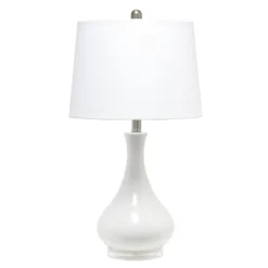 Droplet Table Lamp With Fabric Shade - Lalia Home -Famous Lighting Store GUEST 0dd02b84 f1d3 4f40 9427 d55f407de98a