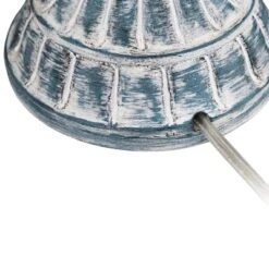 Regency Hill Tanya Country Cottage Table Lamps 26 1/2" High Set Of 2 Blue Wash Burlap Linen Drum Shade For Bedroom Living Room Bedside Nightstand Home 5 Regency Hill Tanya Country Cottage Table Lamps 26 1/2" High Set Of 2 Blue Wash Burlap Linen Drum Shade For Bedroom Living Room Bedside Nightstand Home -Famous Lighting Store GUEST 0e613894 c790 49f7 9a3e ce969ad43f52