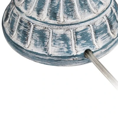 Regency Hill Tanya Country Cottage Table Lamps 26 1/2" High Set of 2 Blue Wash Burlap Linen Drum Shade for Bedroom Living Room Bedside Nightstand Home Regency Hill Tanya Country Cottage Table Lamps 26 1/2" High Set Of 2 Blue Wash Burlap Linen Drum Shade For Bedroom Living Room Bedside Nightstand Home -Famous Lighting Store GUEST 0e613894 c790 49f7 9a3e ce969ad43f52