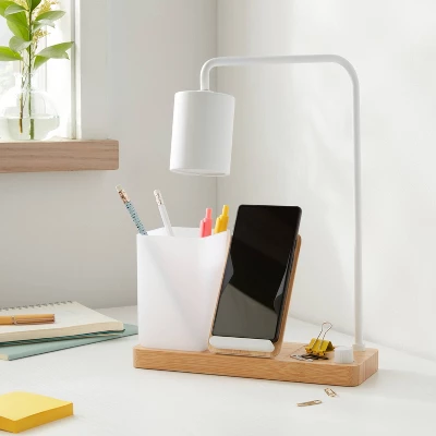 Desk Lamp with Wireless Charging and Storage Compartment (Includes LED Light Bulb) - Brightroom™ Desk Lamp With Wireless Charging And Storage Compartment (Includes LED Light Bulb) - Brightroom™ -Famous Lighting Store GUEST 0e74faa6 6900 47e1 9097 69b2646b4576