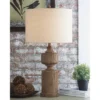 Madelief Poly Table Lamp Brown - Signature Design By Ashley -Famous Lighting Store GUEST 0fc4e7b7 6e68 4b4a b023 e605ab619a85