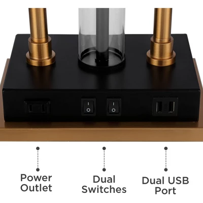 Possini Euro Design Griffin Modern Gooseneck Desk Lamp 31" Tall Gold with USB Charging Port Black Metal Rectangular Shade for Bedroom Living Room Kids Possini Euro Design Griffin Modern Gooseneck Desk Lamp 31" Tall Gold With USB Charging Port Black Metal Rectangular Shade For Bedroom Living Room Kids -Famous Lighting Store GUEST 0ffcf231 80f2 4393 b295 a80284adc60c