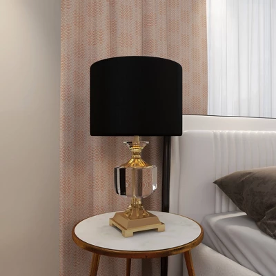 Crystal Table Lamp with Drum Shade Gold - Olivia & May Crystal Table Lamp With Drum Shade Gold - Olivia & May -Famous Lighting Store GUEST 105bd525 980e 4922 b511 b81ed9106e1f
