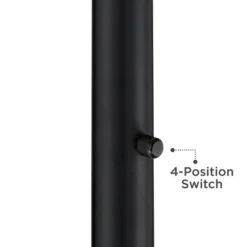 Possini Euro Design Modern Torchiere Floor Lamp Light Blaster LED 72.25" Tall Antique Brass And Matte Black Opal Glass For Living Room Bedroom 4 Possini Euro Design Modern Torchiere Floor Lamp Light Blaster LED 72.25" Tall Antique Brass And Matte Black Opal Glass For Living Room Bedroom -Famous Lighting Store GUEST 1158857a 5014 42b3 a238 8250ae5c8fa4