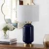 Amaia Glass Table Lamp - Navy - Safavieh -Famous Lighting Store GUEST 11ce9618 38a3 484e 963e e566de376a4f