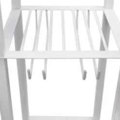 Etagere Storage Shelf Floor Lamp With Linen Shade White - Simple Designs -Famous Lighting Store GUEST 141de5e5 341b 4ef4 8f4c 9eeef7d61eaa