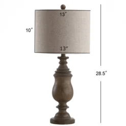 28.5" Abeline Resin Table Lamp (Includes LED Light Bulb) Brown - JONATHAN Y -Famous Lighting Store GUEST 14de796b 148f 443a ac78 4885437cc758