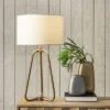 NuLOOM Captiva 26" Metal Table Lamp Lighting - Brass 25.5" H X 14" W X 14" D -Famous Lighting Store GUEST 151ef015 baaa 48f3 8c79 55e8cdb15a1f