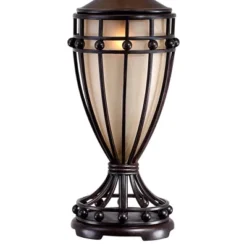 Franklin Iron Works Traditional Table Lamps 33" Tall Set Of 2 With Nightlight Brushed Iron Urn Beige Fabric Shade For Living Room Bedroom 5 Franklin Iron Works Traditional Table Lamps 33" Tall Set Of 2 With Nightlight Brushed Iron Urn Beige Fabric Shade For Living Room Bedroom -Famous Lighting Store GUEST 15a28a79 0cec 47ce adb8 b59dd718a753