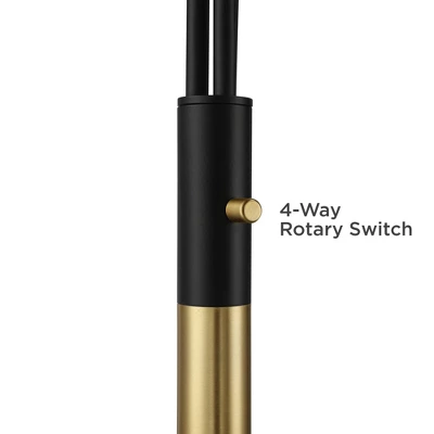 Possini Euro Design Rayne Modern Arc Floor Lamp 72" Tall Gold Black 3 Light LED Adjustable Arm Frosted Glass Globe Shade for Living Room Reading Home Possini Euro Design Rayne Modern Arc Floor Lamp 72" Tall Gold Black 3 Light LED Adjustable Arm Frosted Glass Globe Shade For Living Room Reading Home -Famous Lighting Store GUEST 15b63ebb e048 4f7c a360 3f5bf058fbf3