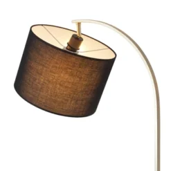 65" Lana Arc Floor Lamp With Table And USB Port Black - Teamson Home -Famous Lighting Store GUEST 16a58c6f 9ae5 4ea1 bab7 02da6b85d4d7
