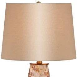 Regency Hill Cottage Table Lamps 26.5" High Set Of 2 Mother Of Pearl Tile Vase Beige Drum Shade For Living Room Family Bedroom Bedside Office 4 Regency Hill Cottage Table Lamps 26.5" High Set Of 2 Mother Of Pearl Tile Vase Beige Drum Shade For Living Room Family Bedroom Bedside Office -Famous Lighting Store GUEST 18415a21 9068 4b3c a826 14b784ded490