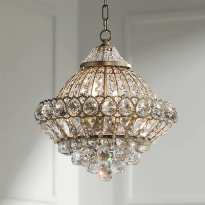Vienna Full Spectrum Wallingford Antique Brass Chandelier 16" Wide French Crystal Glass 6-Light Fixture for Dining Room House Kitchen Island Entryway Vienna Full Spectrum Wallingford Antique Brass Chandelier 16" Wide French Crystal Glass 6-Light Fixture For Dining Room House Kitchen Island Entryway -Famous Lighting Store GUEST 1964c394 f77c 4482 b1c4 273622b2e24d