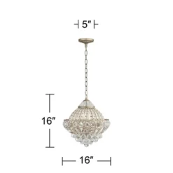 Vienna Full Spectrum Wallingford Antique Brass Chandelier 16" Wide French Crystal Glass 6-Light Fixture For Dining Room House Kitchen Island Entryway 6 Vienna Full Spectrum Wallingford Antique Brass Chandelier 16" Wide French Crystal Glass 6-Light Fixture For Dining Room House Kitchen Island Entryway -Famous Lighting Store GUEST 1bb51c1b 6aba 491d a01e 1ddb3f1a6e60