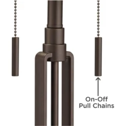 Franklin Iron Works Dayn Industrial Accent Table Lamps Set Of 2 23" High Bronze Metal LED Mesh Shade For Bedroom Living Room Bedside Nightstand Office -Famous Lighting Store GUEST 1c5ac2ad 6a84 45cf 9852 ec495efd1916