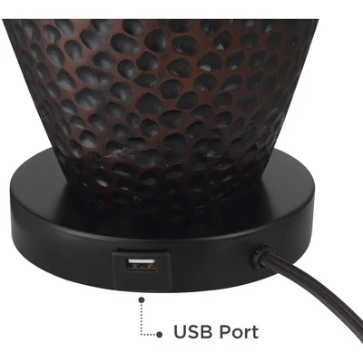 Franklin Iron Works Kaly Rustic Table Lamps with Square Risers 25" High Set of 2 Oil Rubbed USB Charging Port Bronze Drum Shade for Living Room Desk Franklin Iron Works Kaly Rustic Table Lamps With Square Risers 25" High Set Of 2 Oil Rubbed USB Charging Port Bronze Drum Shade For Living Room Desk -Famous Lighting Store GUEST 2139cc4d fb9e 4e2f b6ef 2255e14abe93