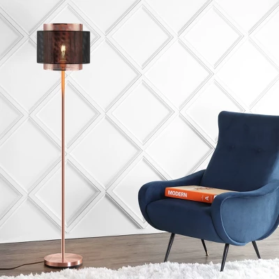 60.5" Metal Tribeca Floor Lamp (Includes LED Light Bulb) Copper - JONATHAN Y 60.5" Metal Tribeca Floor Lamp (Includes LED Light Bulb) Copper - JONATHAN Y -Famous Lighting Store GUEST 245b57bc dd81 4136 85af d304ce50bf79