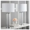 (Set Of 2) 31" Velma Table Lamp Clear (Includes CFL Light Bulb) - Safavieh