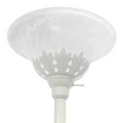 3 Light Floor Lamp With Scalloped Glass Shade White - Elegant Designs 4 3 Light Floor Lamp With Scalloped Glass Shade White - Elegant Designs -Famous Lighting Store GUEST 2878381f be5c 4062 a094 3390ff100332