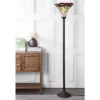 71" Dragonfly Tiffany Style Torchiere Floor Lamp (Includes Energy Efficient Light Bulb) - JONATHAN Y 1 71" Dragonfly Tiffany Style Torchiere Floor Lamp (Includes Energy Efficient Light Bulb) - JONATHAN Y -Famous Lighting Store GUEST 2896d158 afa3 4a5c b848 70893cd99b24