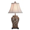 Traditional Table Lamp With Open Lace Textile Shade Silver - StyleCraft -Famous Lighting Store GUEST 2c830b00 7a64 4a8d 8bb6 c33db8f50441