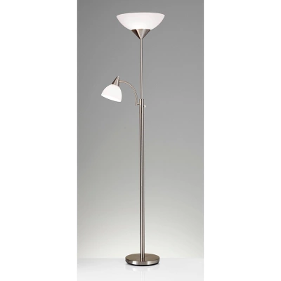 71" Piedmont Combo Floor Lamp Steel - Adesso 71" Piedmont Combo Floor Lamp Steel - Adesso -Famous Lighting Store GUEST 2ec3855d 84c9 43cf b1f3 455f98ed791c