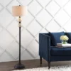 60" Glass/Metal January Floor Lamp (Includes LED Light Bulb) Black - JONATHAN Y 2 60" Glass/Metal January Floor Lamp (Includes LED Light Bulb) Black - JONATHAN Y -Famous Lighting Store GUEST 2f0c3076 b5ee 40aa 9191 afcc977c140d