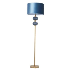 Fabric Floor Lamp With Drum Shade Blue - Olivia & May 9 Fabric Floor Lamp With Drum Shade Blue - Olivia & May -Famous Lighting Store GUEST 34c9b419 0afb 41b6 8c4f 632f9f6577b6