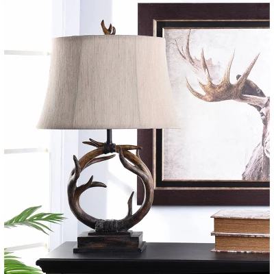 Dalton Brown Antler Table Lamp with Beige Hardback Fabric Shade - StyleCraft Dalton Brown Antler Table Lamp With Beige Hardback Fabric Shade - StyleCraft -Famous Lighting Store GUEST 34dc05f3 6a07 48fa bc0d e21b9a0400d4