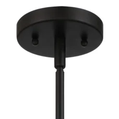 Possini Euro Design Stella Black Pendant Chandelier 15" Wide Modern Gold Leaf Drum Shade 4-Light Fixture For Dining Room House Foyer Kitchen Island -Famous Lighting Store GUEST 3609b387 8b68 462e beea 20d515bb9dcb