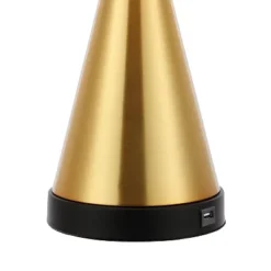 (Set Of 2) 26" Colton Classic French Country Iron LED Table Lamp With USB Charging Port (Includes LED Light Bulb) - JONATHAN Y -Famous Lighting Store GUEST 36241172 7a32 4df5 8af7 139f2063a67d