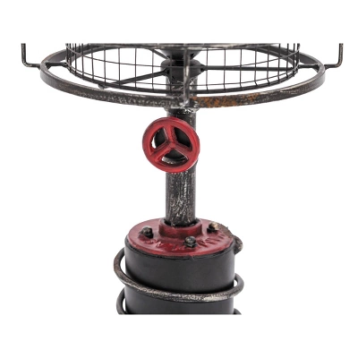 10" x 21" Industrial Accent Lamp with Iron Wire Cage Shade Red/Black - Olivia & May 10" X 21" Industrial Accent Lamp With Iron Wire Cage Shade Red/Black - Olivia & May -Famous Lighting Store GUEST 36388684 7dc9 4004 a4ba b401d0c9ff7b