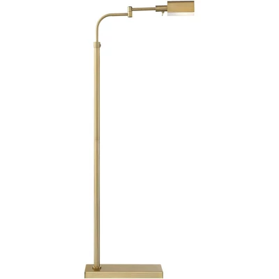 Possini Euro Design Keegan Traditional Pharmacy Floor Lamp 54 1/4" Tall Warm Gold Adjustable Swing Arm Metal Tent Shade for Living Room Reading Possini Euro Design Keegan Traditional Pharmacy Floor Lamp 54 1/4" Tall Warm Gold Adjustable Swing Arm Metal Tent Shade For Living Room Reading -Famous Lighting Store GUEST 36db6f0b a08e 43c2 a974 7df10f07cf8d