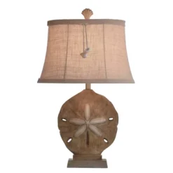 31" Sand Dollar Seashell Table Lamp - StyleCraft