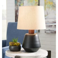 Ancel Metal Table Lamp Black/Brown - Signature Design By Ashley -Famous Lighting Store GUEST 395089dd a939 4aec 820b ab984c0cbe6a