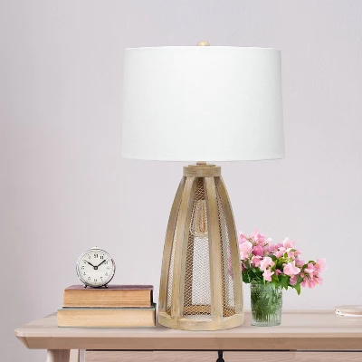 Wood Arch Farmhouse Table Lamp with Fabric Shade Natural - Lalia Home Wood Arch Farmhouse Table Lamp With Fabric Shade Natural - Lalia Home -Famous Lighting Store GUEST 3e052abc e71a 4c9b 95bf 1df190647a40