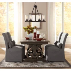 Franklin Iron Works Holman Bronze Wagon Wheel Chandelier 26 3/4" Wide Rustic Farmhouse Clear Glass 6-Light Fixture For Dining Room Kitchen Island Home -Famous Lighting Store GUEST 402e307d 3dd4 4210 95f5 dcadbcc6fd34