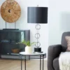 Contemporary Polystone Table Lamp Black - Olivia & May -Famous Lighting Store GUEST 409dc19f 4579 4d99 a216 2ea0bf814419